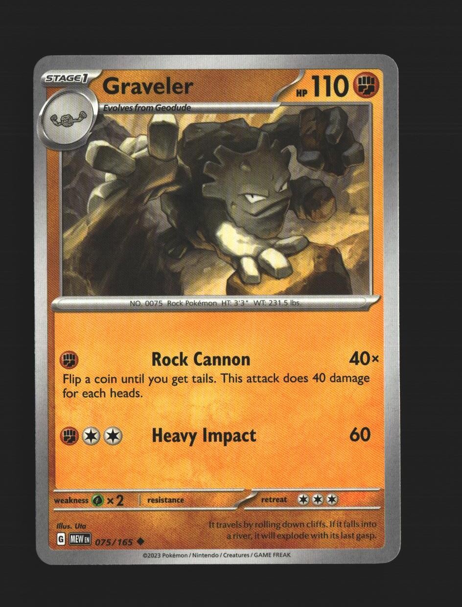 Graveler - 075/165 - [MEW - SV: Scarlet & Violet 151]