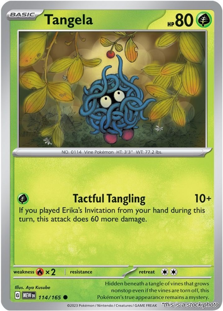 Tangela - 114/165 - [MEW - SV: Scarlet & Violet 151]