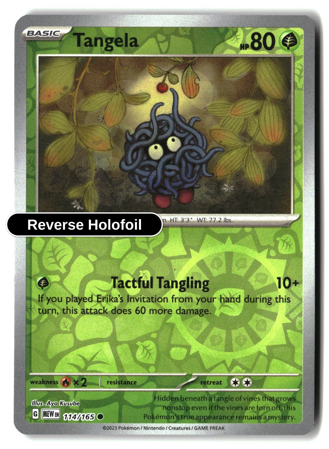 Tangela - 114/165 - [MEW - SV: Scarlet & Violet 151] - Reverse Holofoil