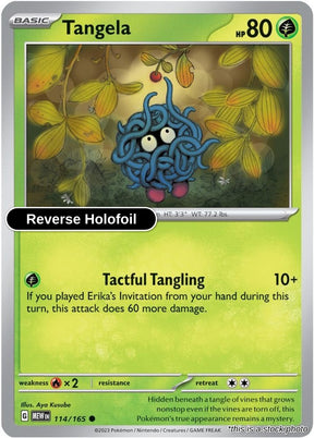Tangela - 114/165 - [MEW - SV: Scarlet & Violet 151] - Reverse Holofoil