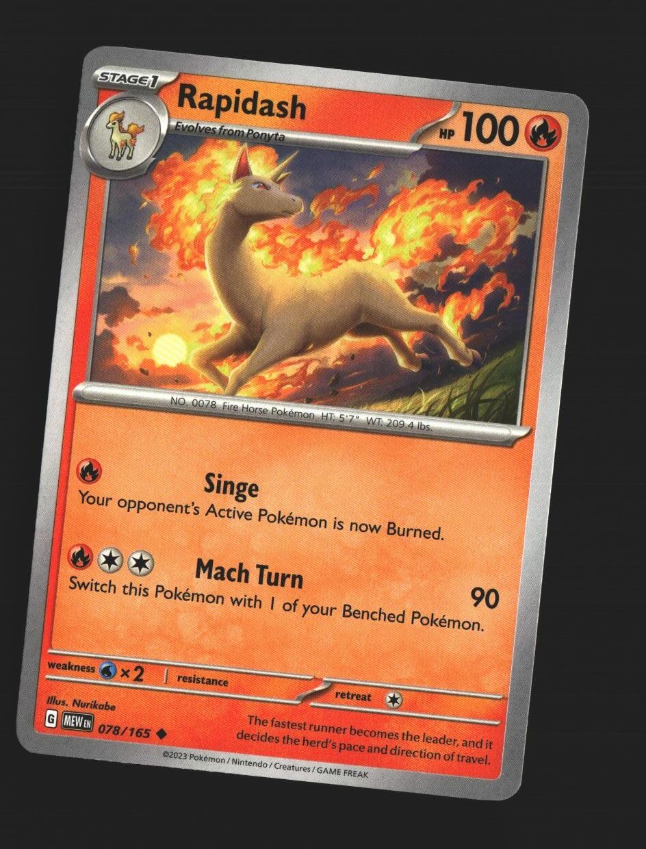 Rapidash - 078/165 - [MEW - SV: Scarlet & Violet 151]