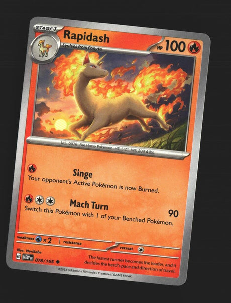 Rapidash - 078/165 - [MEW - SV: Scarlet & Violet 151]