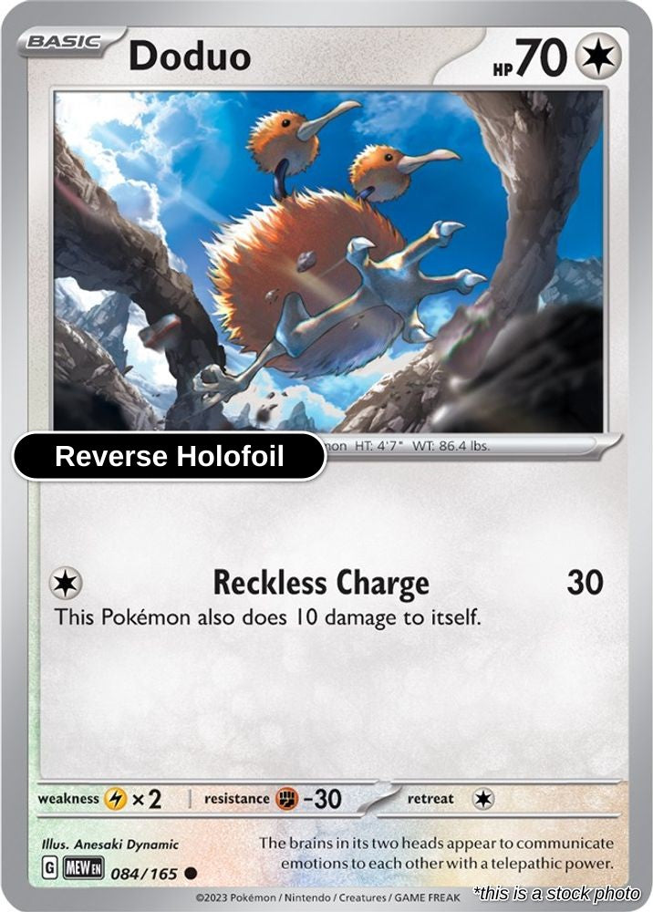 Doduo - 084/165 - [MEW - SV: Scarlet & Violet 151] - Reverse Holofoil