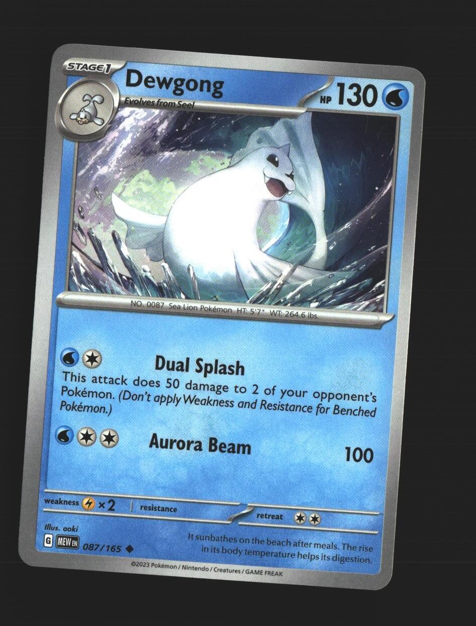 Dewgong - 087/165 - [MEW - SV: Scarlet & Violet 151]