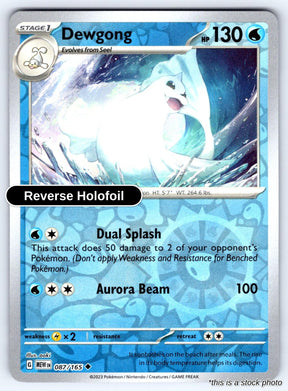 Dewgong - 087/165 - [MEW - SV: Scarlet & Violet 151] - Reverse Holofoil
