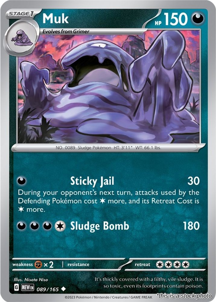 Muk - 089/165 - [MEW - SV: Scarlet & Violet 151]