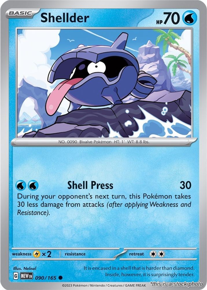 Shellder - 090/165 - [MEW - SV: Scarlet & Violet 151]