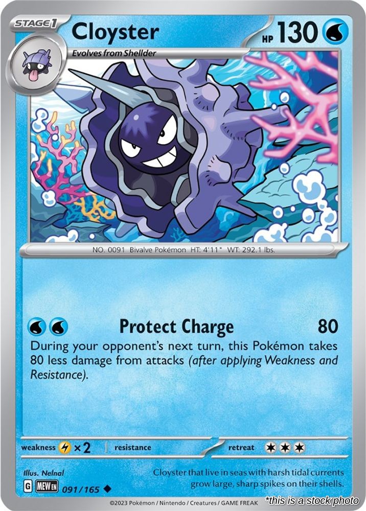 Cloyster - 091/165 - [MEW - SV: Scarlet & Violet 151]