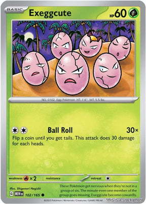 Exeggcute - 102/165 - [MEW - SV: Scarlet & Violet 151]