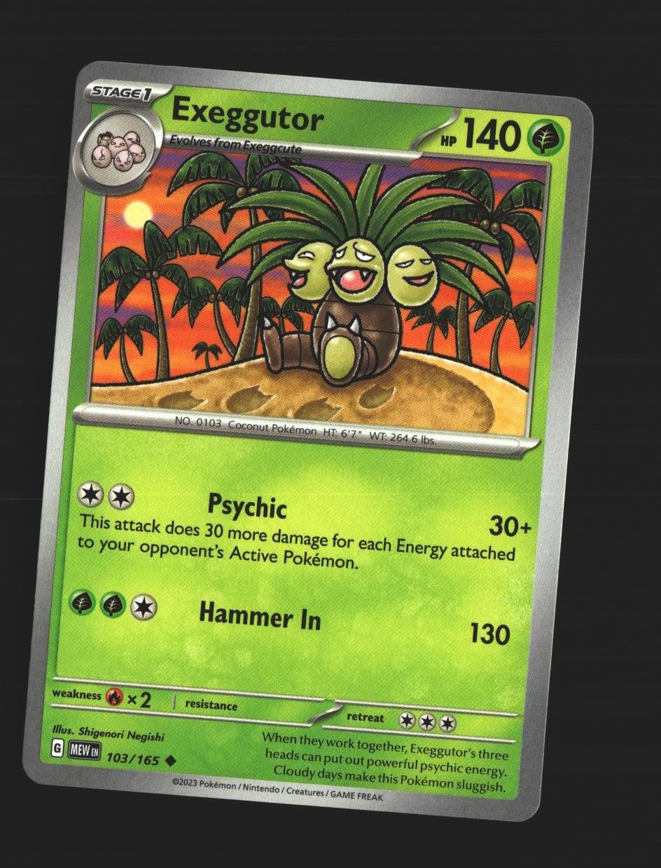 Exeggutor - 103/165 - [MEW - SV: Scarlet & Violet 151]