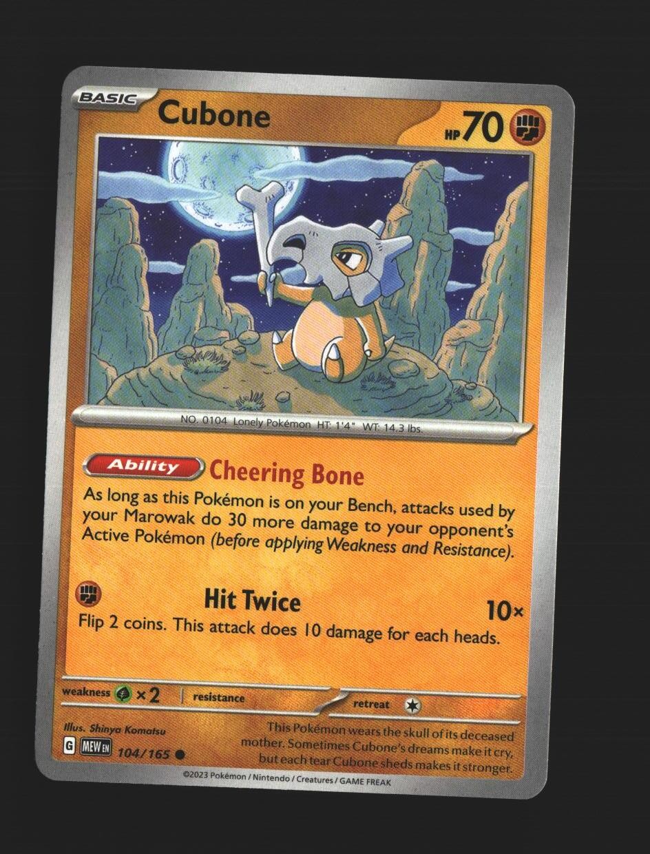 Cubone - 104/165 - [MEW - SV: Scarlet & Violet 151]