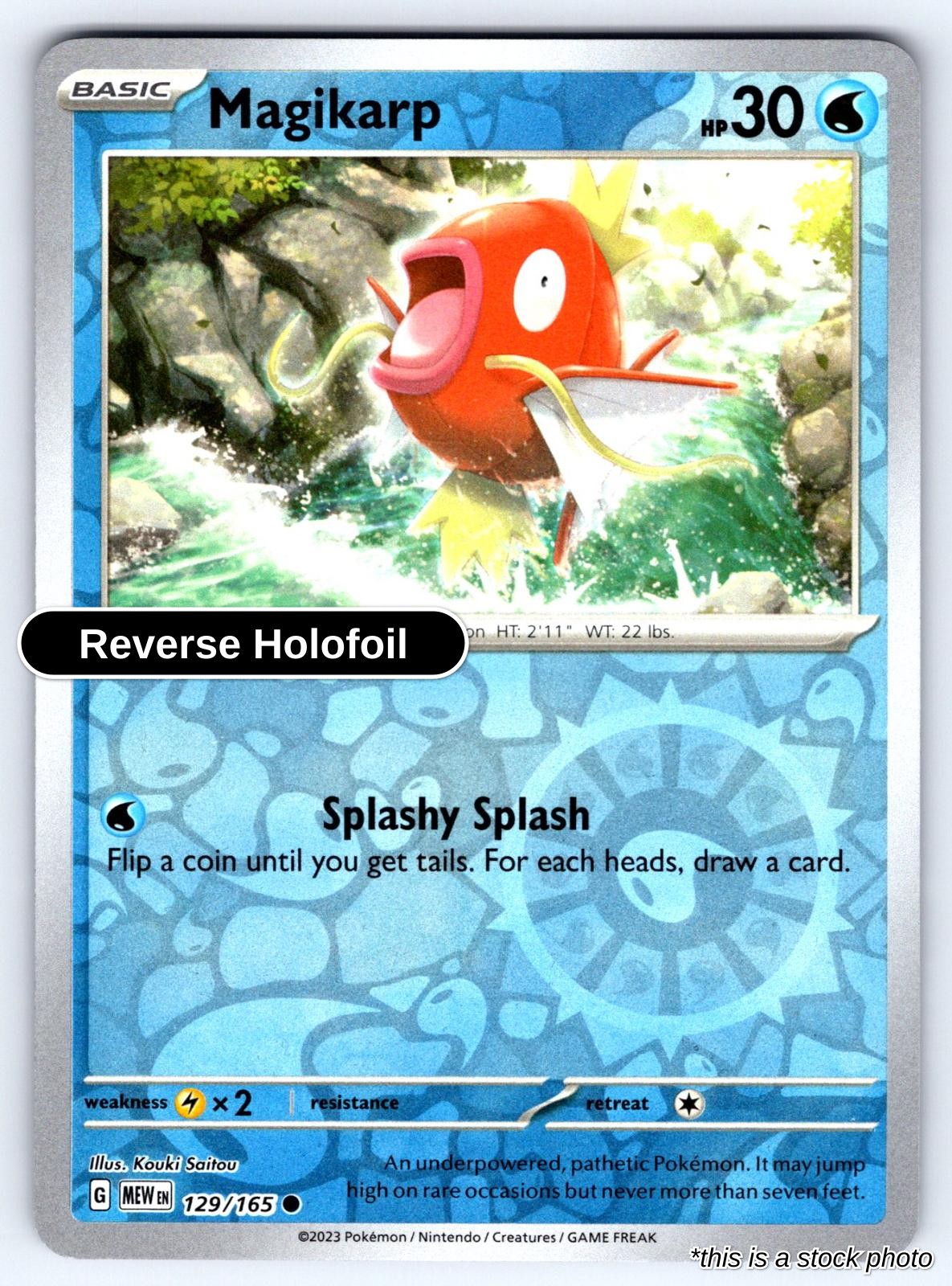 Magikarp - 129/165 - [MEW - SV: Scarlet & Violet 151] - Reverse Holofoil