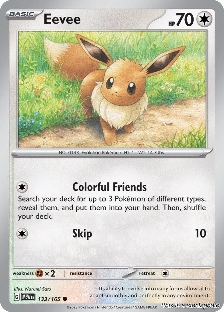 Eevee - 133/165 - [MEW - SV: Scarlet & Violet 151]