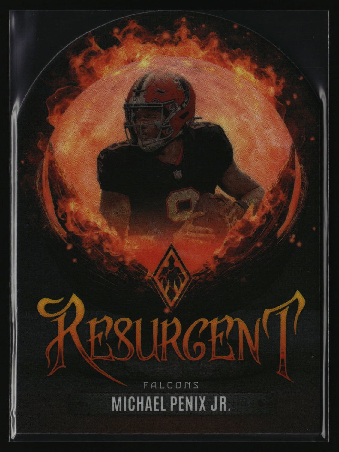 Michael Penix Jr. 2025 Panini Phoenix Resurgent Snow Globe #1