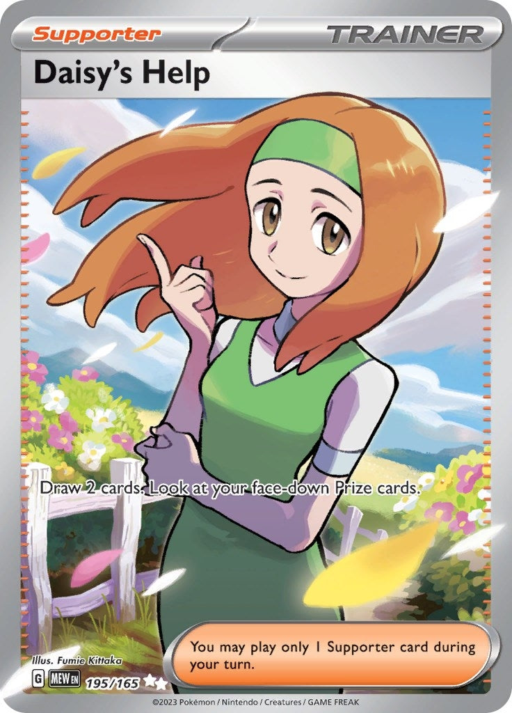 Daisy's Help (195/165) [SV: Scarlet & Violet 151]