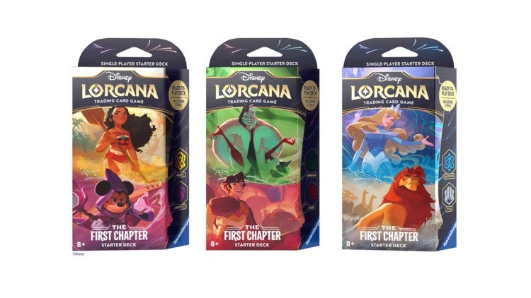 Image for Disney Lorcana: The First Chapter Starter Deck [Set of 3] - Disney Lorcana