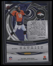 Load image into Gallery viewer, Peyton Manning 2023 Panini Spectra #27 Astral #/40
