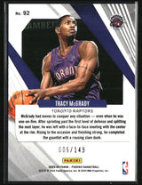 Tracy McGrady 2023-24 Panini Phoenix Phoenix Green Ice #92 #/149