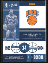 Charles Oakley 2017-18 Panini Prestige Old School Signatures Gold #OS-COL #/10