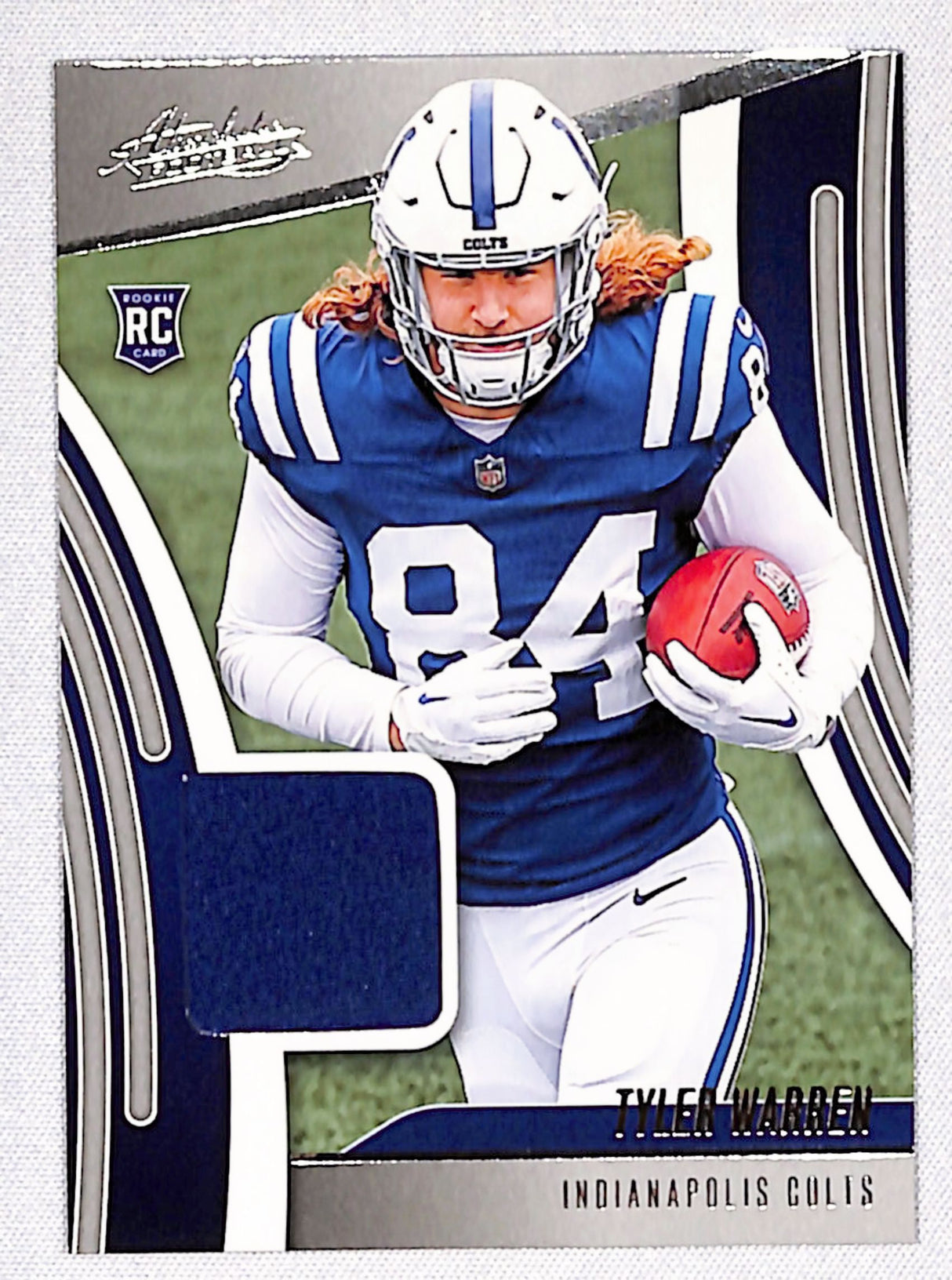 Tyler Warren 2025 Panini Absolute Absolute Rookie Materials #ARM-TWN