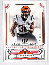 Chase Brown 2025 National Treasures /99 #20