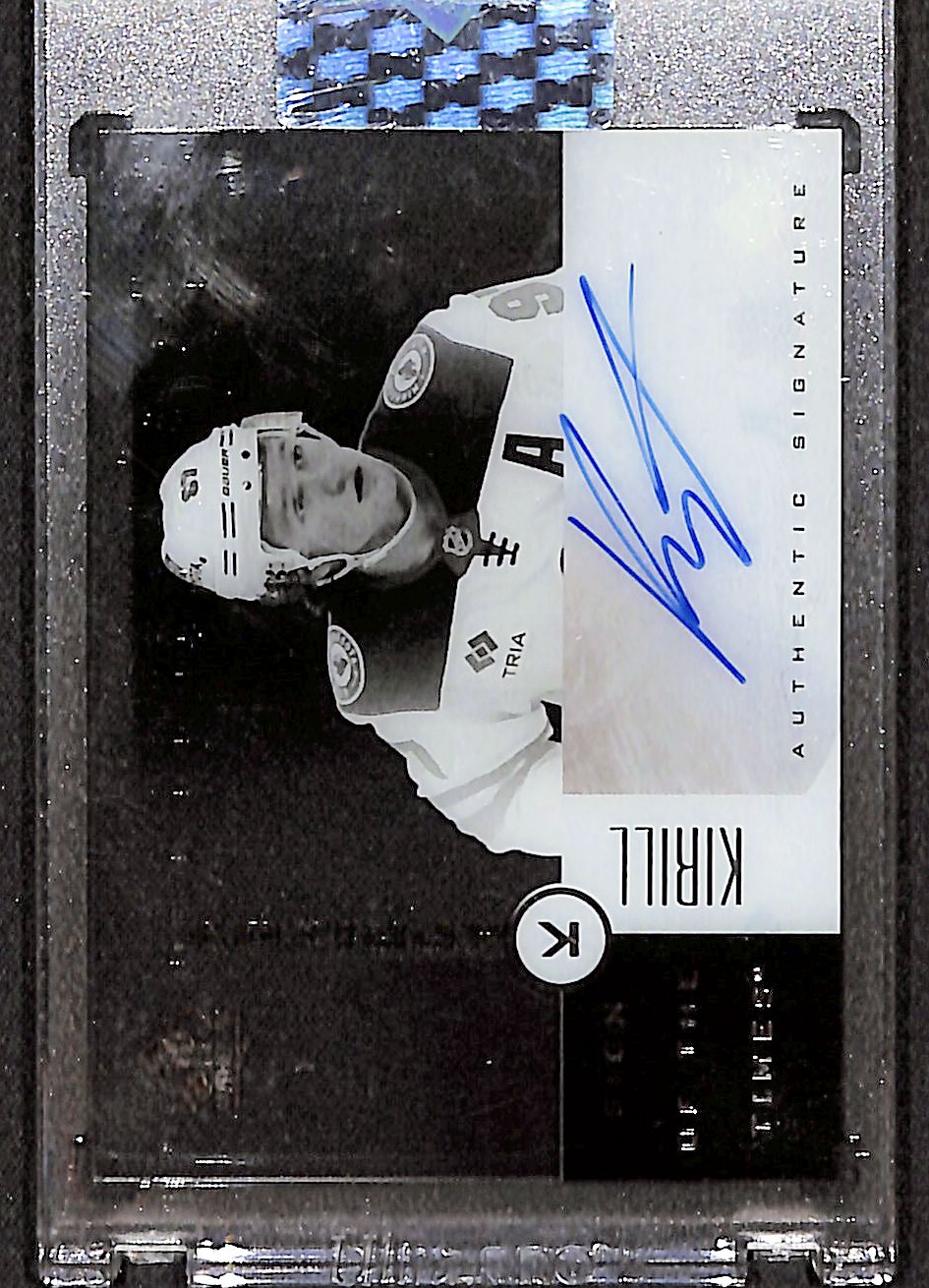 Kirill Kaprizov 2024-25 UD Clear Cut SP Authentic Sign of the Times #SOT-KK