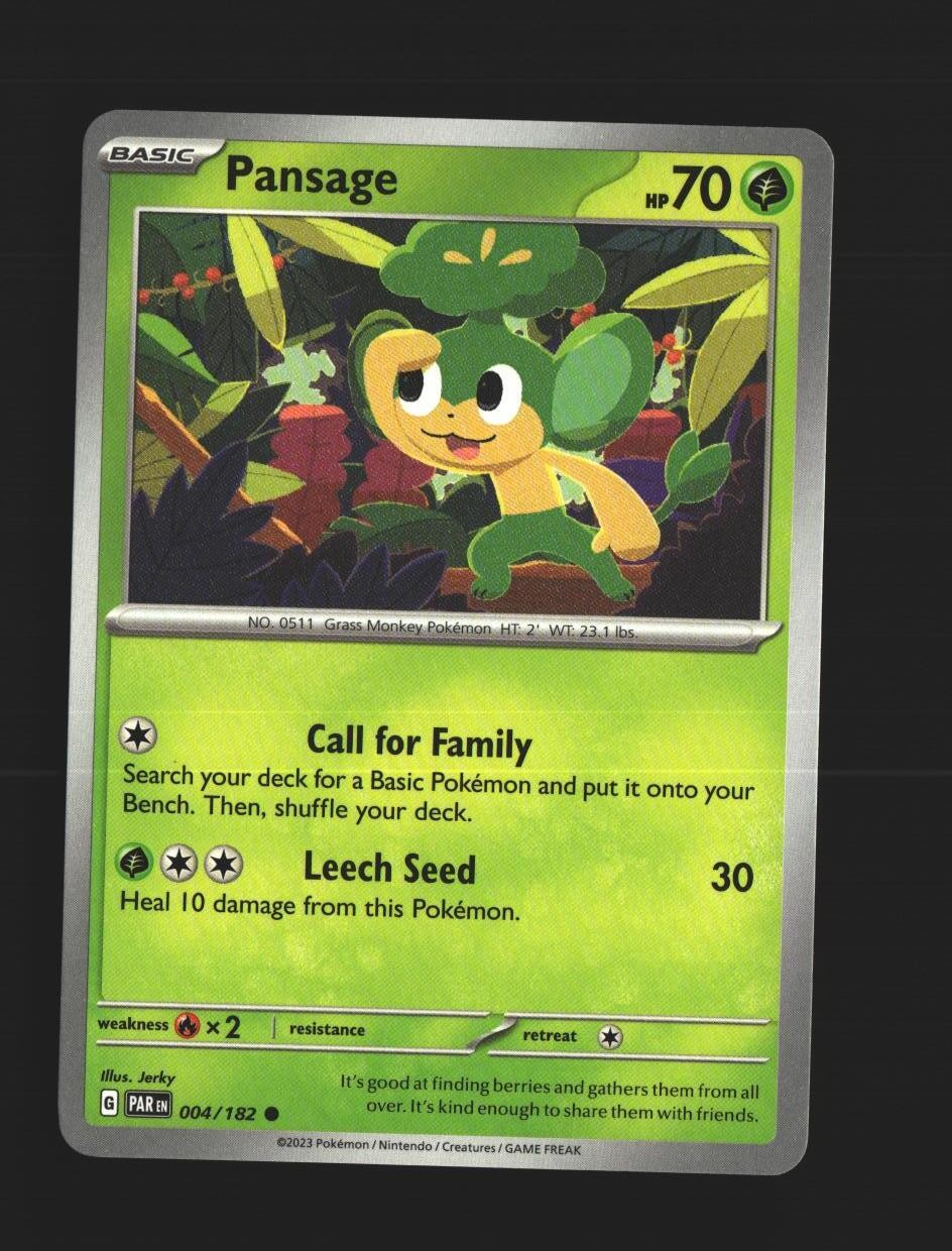 Pansage - 004/182 - [PAR - SV04: Paradox Rift]