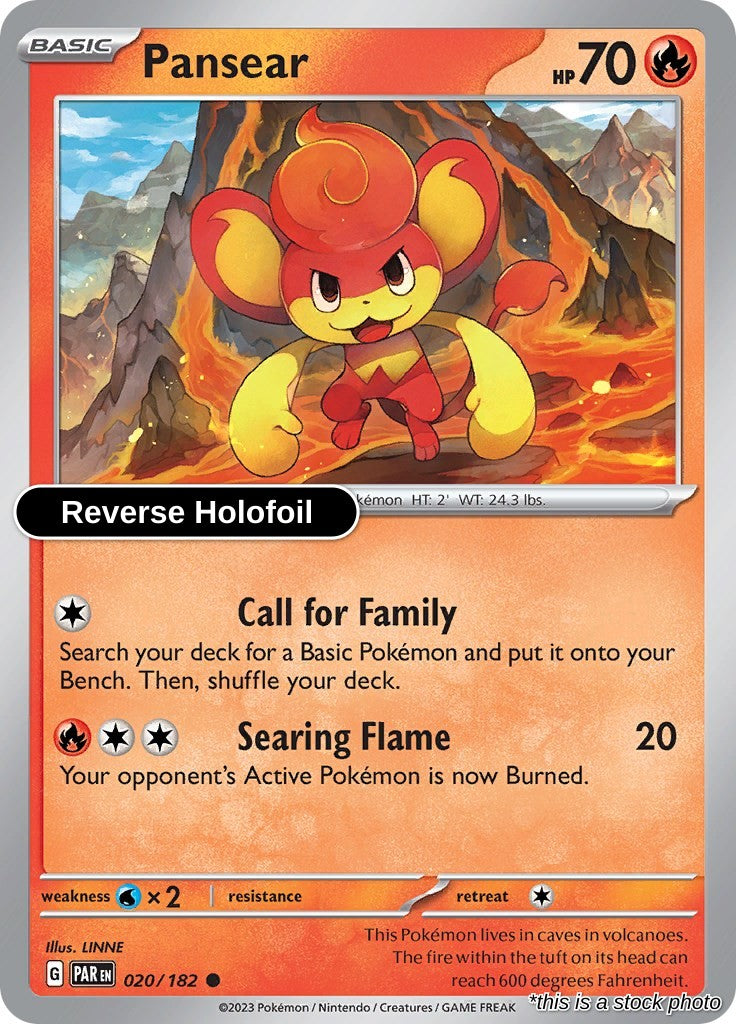 Pansear - 020/182 - [PAR - SV04: Paradox Rift] - Reverse Holofoil