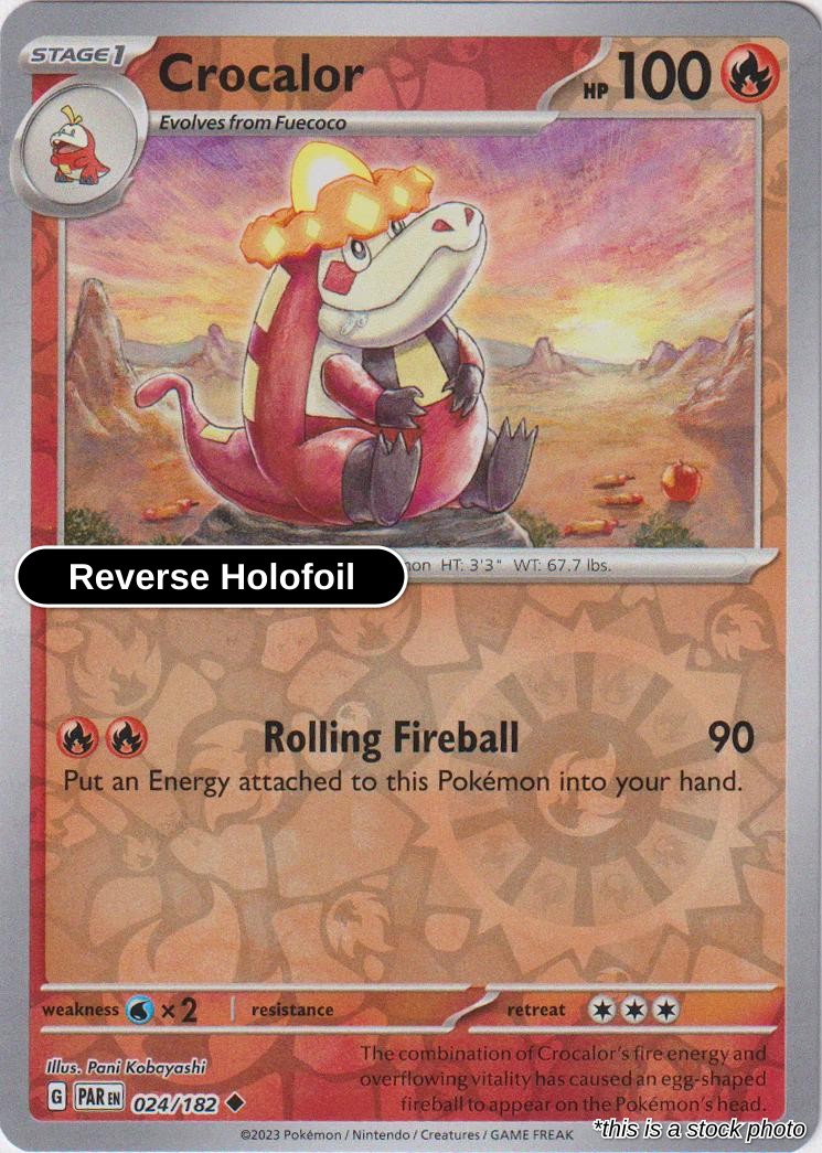Crocalor - 024/182 - [PAR - SV04: Paradox Rift] - Reverse Holofoil
