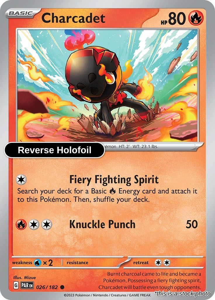 Charcadet - 026/182 - [PAR - SV04: Paradox Rift] - Reverse Holofoil