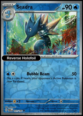 Seadra - 031/182 - [PAR - SV04: Paradox Rift] - Reverse Holofoil