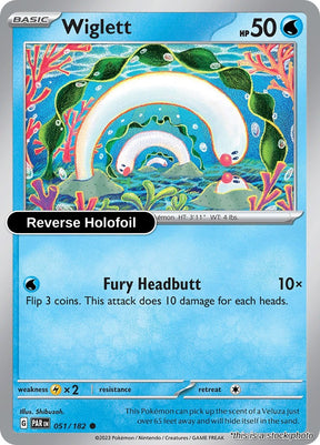 Wiglett - 051/182 - [PAR - SV04: Paradox Rift] - Reverse Holofoil