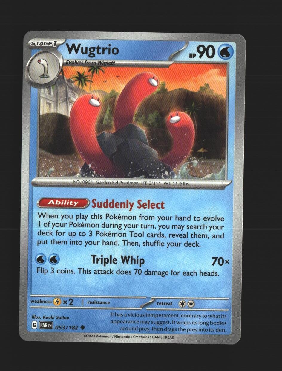 Wugtrio - 053/182 - [PAR - SV04: Paradox Rift]
