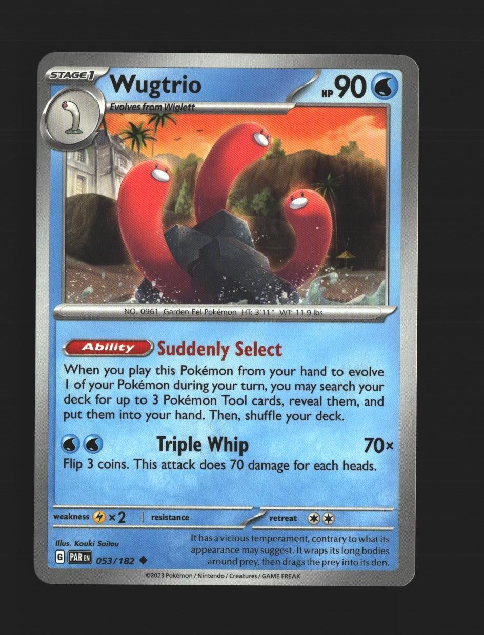 Wugtrio - 053/182 - [PAR - SV04: Paradox Rift]