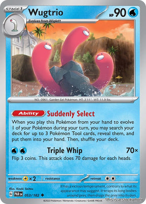 Wugtrio - 053/182 - [PAR - SV04: Paradox Rift]