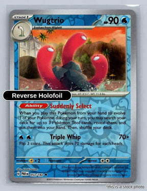 Wugtrio - 053/182 - [PAR - SV04: Paradox Rift] - Reverse Holofoil