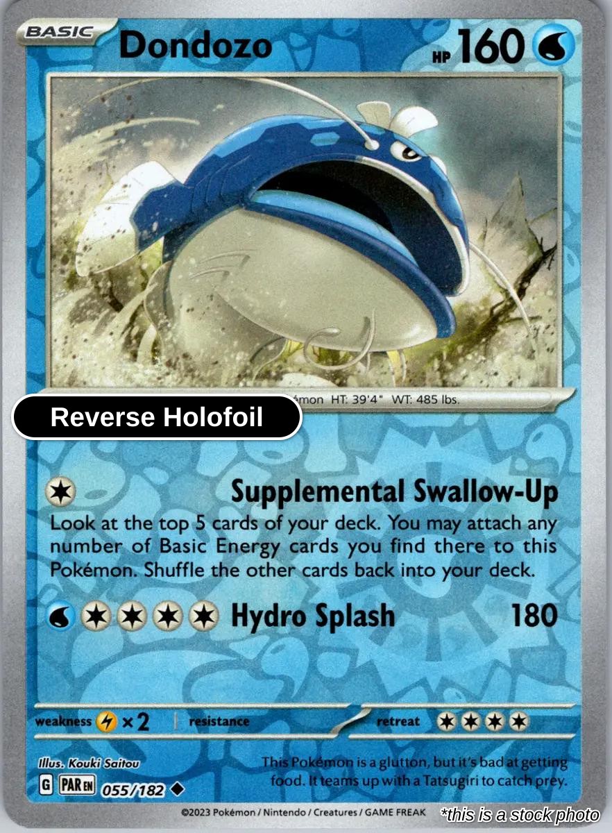 Dondozo - 055/182 - [PAR - SV04: Paradox Rift] - Reverse Holofoil