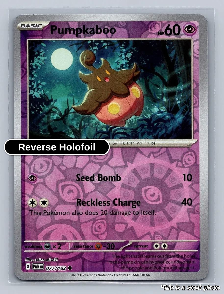 Pumpkaboo - 077/182 - [PAR - SV04: Paradox Rift] - Reverse Holofoil