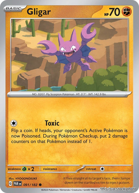 Gligar - 091/182 - [PAR - SV04: Paradox Rift]