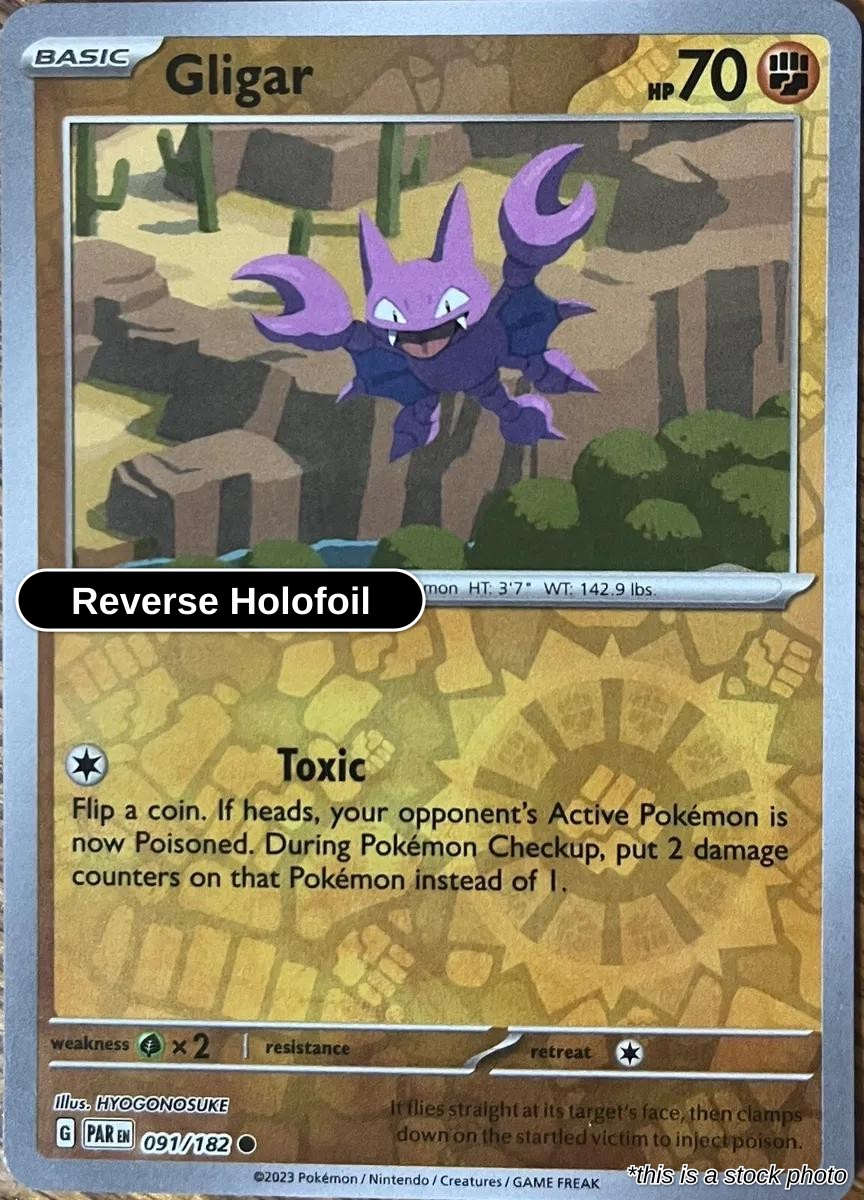 Gligar - 091/182 - [PAR - SV04: Paradox Rift] - Reverse Holofoil