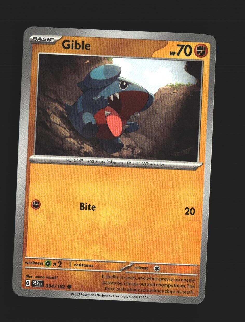 Gible - 094/182 - [PAR - SV04: Paradox Rift]