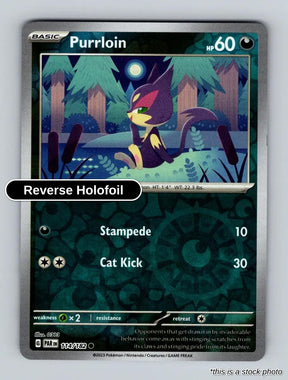 Purrloin - 114/182 - [PAR - SV04: Paradox Rift] - Reverse Holofoil