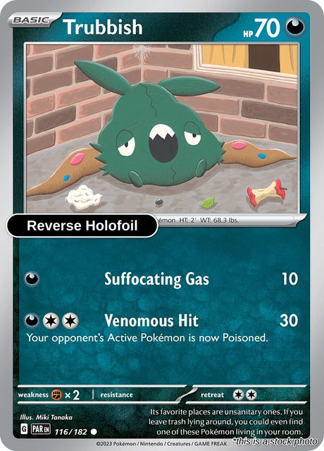Trubbish - 116/182 - [PAR - SV04: Paradox Rift] - Reverse Holofoil