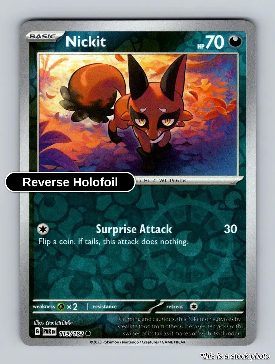 Nickit - 119/182 - [PAR - SV04: Paradox Rift] - Reverse Holofoil