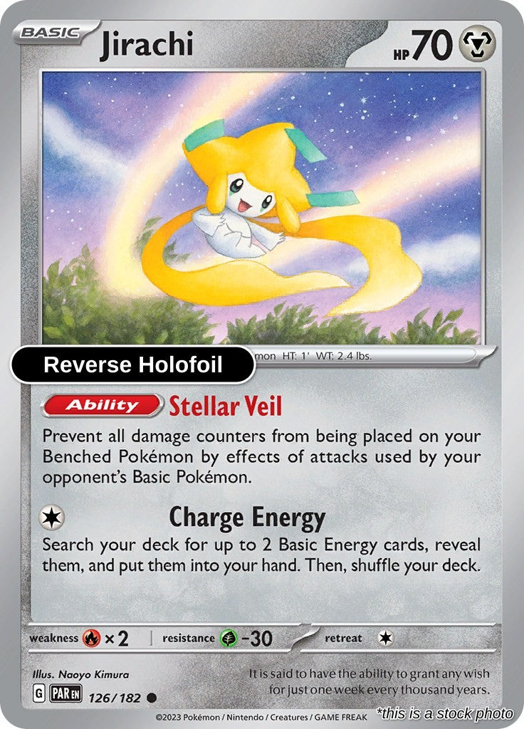 Jirachi - 126/182 - [PAR - SV04: Paradox Rift] - Reverse Holofoil