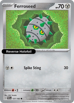 Ferroseed - 127/182 - [PAR - SV04: Paradox Rift] - Reverse Holofoil
