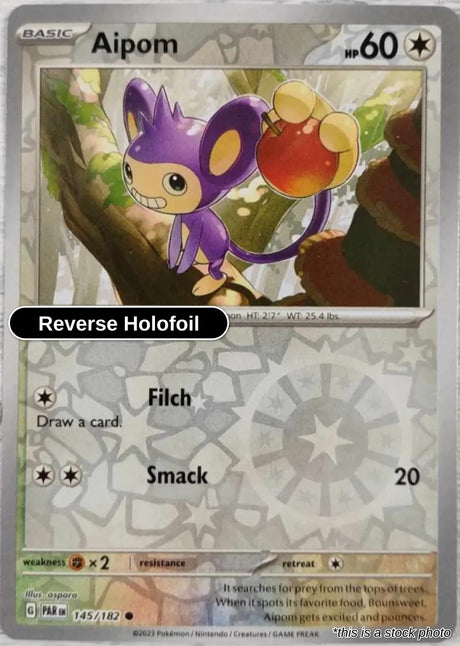 Aipom - 145/182 - [PAR - SV04: Paradox Rift] - Reverse Holofoil