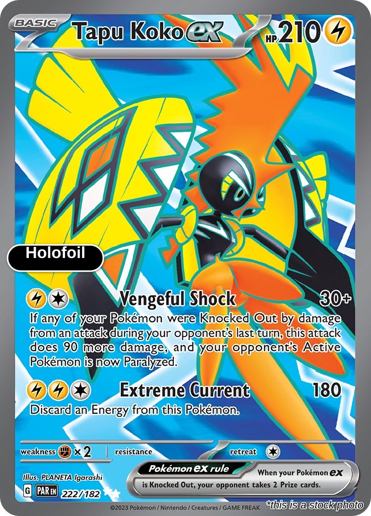 Tapu Koko ex - 222/182