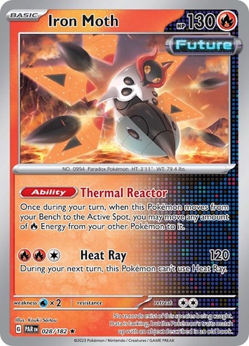 Iron Moth - 028/182 (Cosmos Holo)