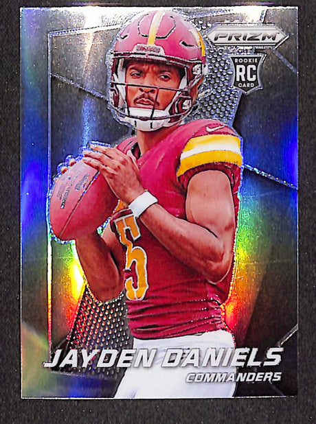Jayden Daniels 2024 Panini Prizm Prizm Flashback Rookie Silver Prizm #8